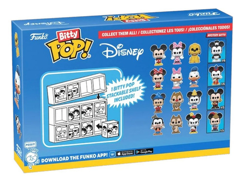 Funko Bitty Pop! Disney - Mickey Hechicero 4 Pack