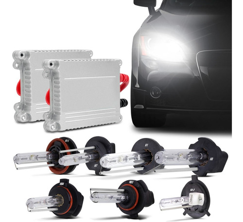 Xenon Lampada Reposição H1 H3 H4 H7 H11 Hb3 Hb4 6000k 8000k