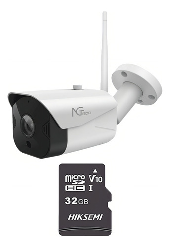 Zkteco Cámara De Seguridad Ng-c401-plus-32 Con Microsd 32gb Bullet Wifi 1080p Distancia Ir 15 Metros Almacenamiento Local Y En La Nube Control Remoto Audio Bidireccional Máxima Seguridad Cctv