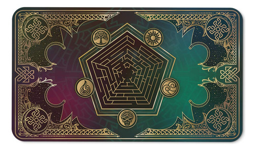 Paramint Mana Blast - Mtg Playmat - Compatible Con Magic The