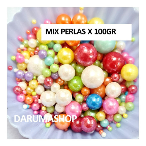 Sprinkles Perlas Comestibles X100gs Reposteria Belgrano