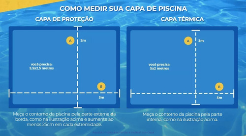 Imagem 3 de 6 de Capa Piscina 6,5 X 3,0m