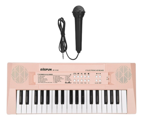 Piano Electrónico.piano Electrónico Rosa Con Electrónica