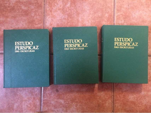 Coleção Estudo Perspicaz Das Escrituras - 3 Volumes