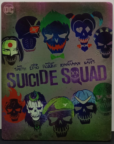 Escuadrón Suicida / Bluray + Dvd Steelbook Seminuevo