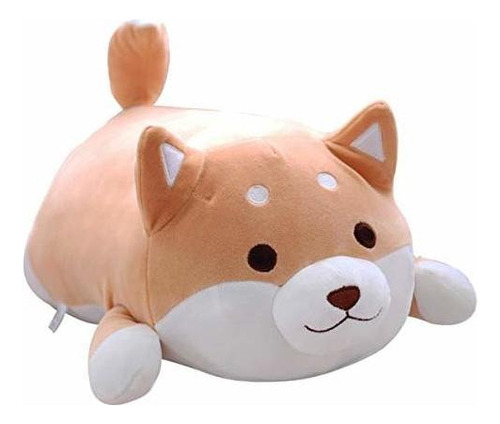 Peluche Perro Shiba Inu Suave Ojos Redondos Almohada Peluche