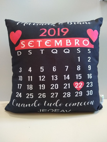 Imagem 2 de 2 de Almofada Personalizada 40x40cm
