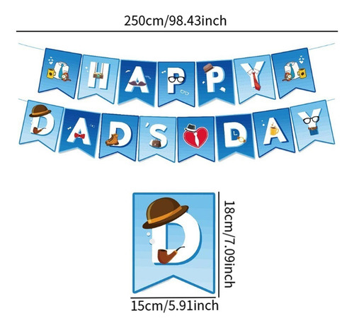 Decoraciones Del Día Fiesta Del Día Feliz Colgante