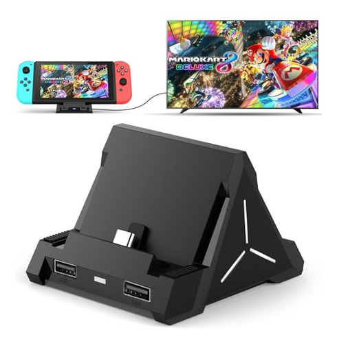 Dock Porttil Para Nintendo Switch & Oled - 4k, Type-c