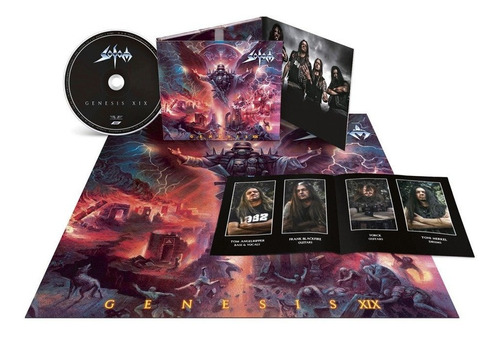 Cd Sodom - Genesis Xix 2020 (europeu Digipack + Pôster)