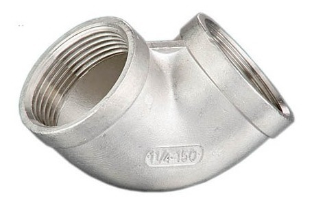 Codo 90º Acero Inoxidable T304 # 150 Libras 1/2 Pulgada
