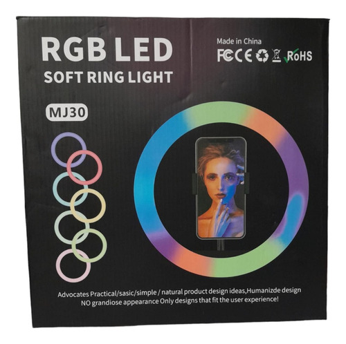 Aro De Luz Led Rgb De 12 