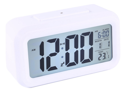 Alarma De Escritorio Digital Con Retroiluminación Led Con Fu