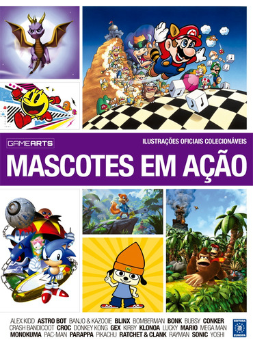 Game ARTS - Volume 6: Mascotes em Ação, de a Europa. Editora Europa Ltda., capa mole em português, 2021