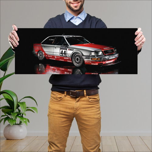 Cuadro 30x80cm Auto 1990 Audi V8 Dtm 29558 40