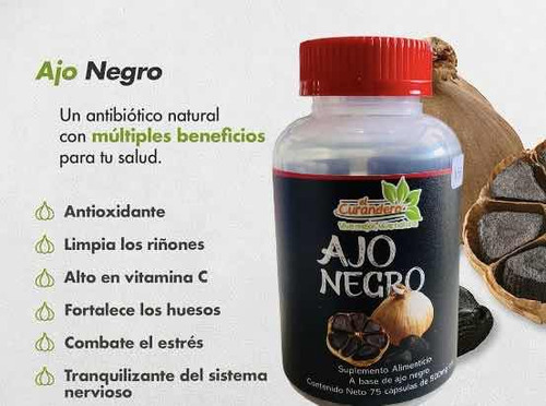 Ajo Negro Puro Pack Llévate 2 Pz Con Envio