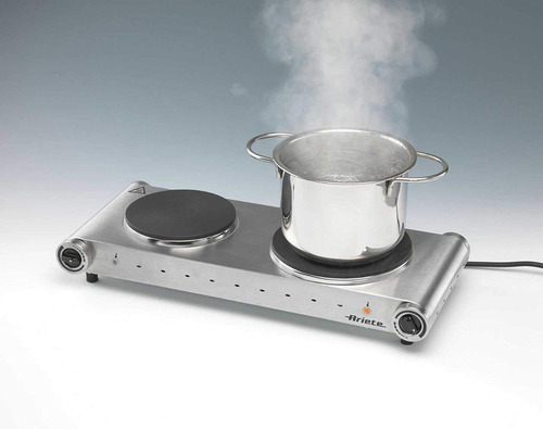 Hornalla Eléctrica Doble Portátil 2500w Ariete Italia-994
