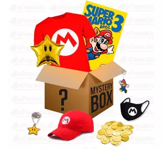 Mistery Box Mario Bros Luigi Yoshi Bowser Toad Nintendo Game