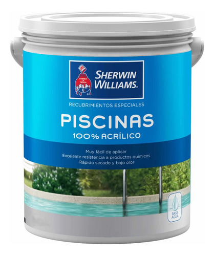 Loxon Piscinas 10 Lts. Pintura Para Piletas Sherwin Williams