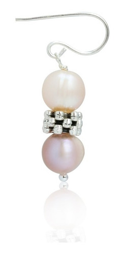 Set Collar Y Aretes Perlas Cultivadas 7mm 3 Color Plata .925 Color Blanco