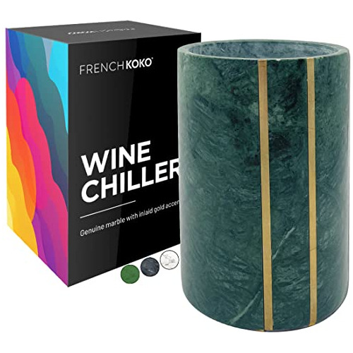 Marble Wine Chillers (green Marble, Bucket)