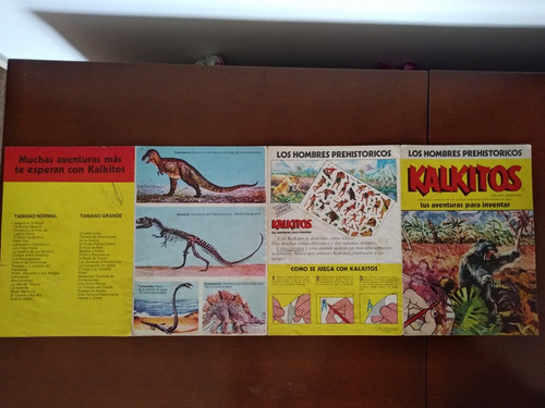 Antiguos Kalkitos Año 1980 Vintage Los Hombres Prehistoricos (Usado)