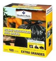 Comprar Bolsas P\u002Fbasura Extra Grandes (124l), Member´s Mark 100 Pzas