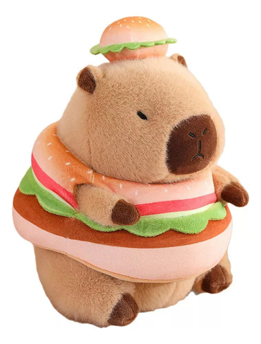 A Carpincho Transformable De Peluche, Juguete De Hamburguesa
