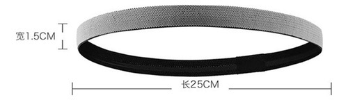 3 Diademas Deportivas Delgadas, Elásticas, Antideslizantes,