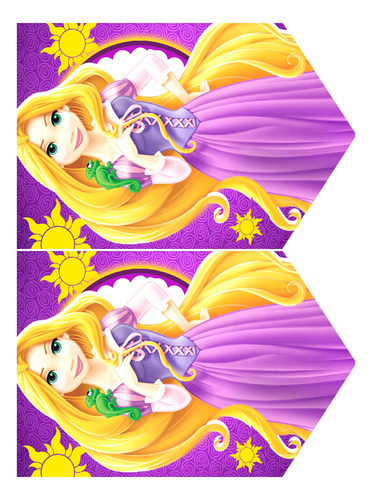 Rapunzel Feliz Cumpleaños (para Imprimir)