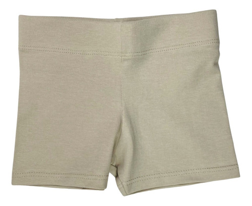 Shorts Infantil Básico Bege Em Cotton Infanti 46340