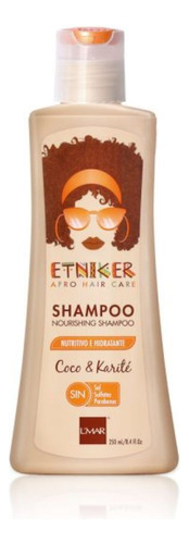Shampoo Nutritivo E Hidratante Etniker X 250ml Nourishing