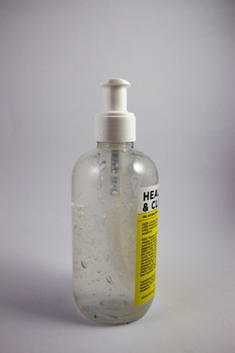 Gel Antibacterial 250ml Alcohol 70% Con Dispensador
