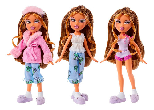 Bratz Slumber Party Con Accesorios Hermosa Muñeca Yazmin