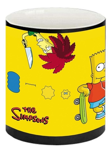 Taza Mágica De Bart Simpsons