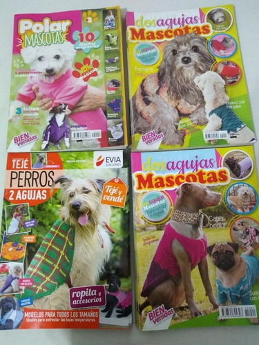 Lote Revistas Ropita Perros Mascotas Tejidos Palermo Envios