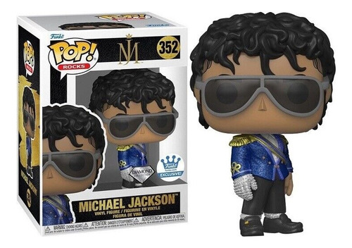 Funko Pop! Rocks Michael Jackson Diamond #352 Original 