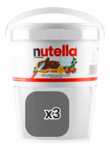 Nutella 3kg X 3 Embases 9 Kilos