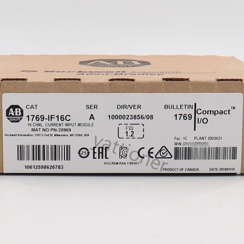 1pc New In Box 1769-if16c Ab /a Compact I/o 16pt A/i Cur Hha