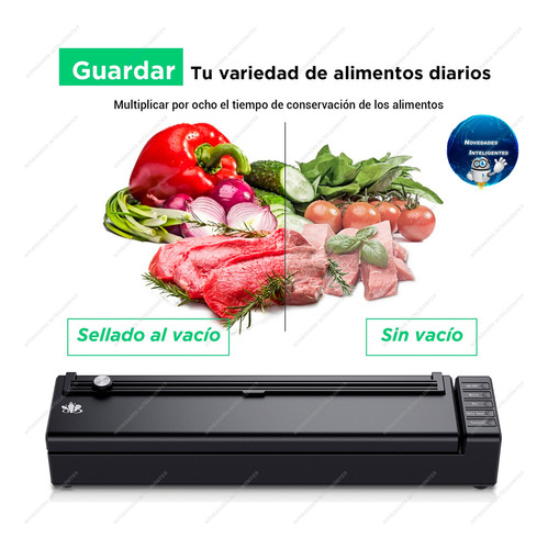 Máquina Selladora Automática Al Vacío Autorizada Recargable