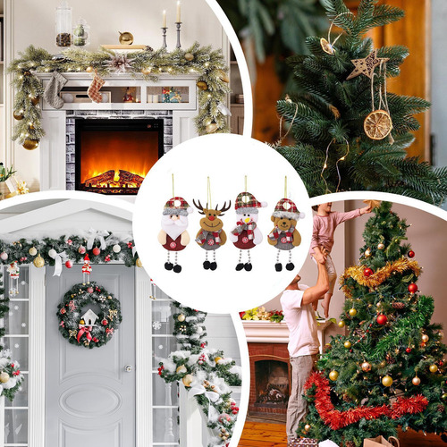 Adornos De Felpa Para Árbol De Navidad Adornos De Felpa Para