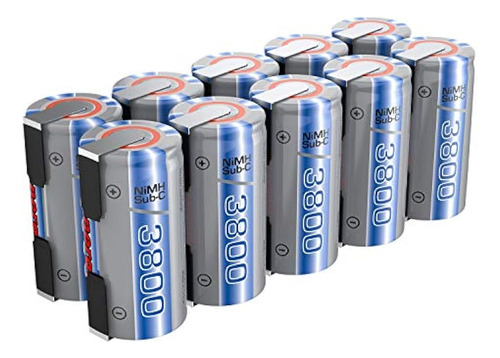Baterías Recargables Tenergy Nimh Subc 1.2v 3800mah, Con Pes