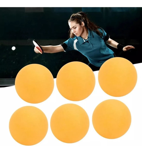 Pack X6 Pelotas Ping Pong Pelotas Ping Pong Colores Pin-pong