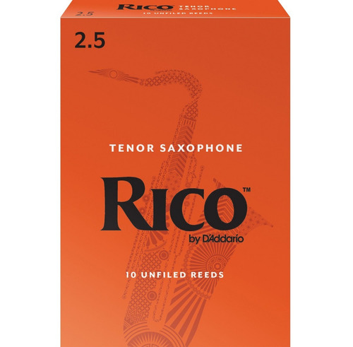 Imagen 1 de 1 de Rico By Daddario Rka1025 Caña 2,5 Para Saxo Tenor Pack X 10
