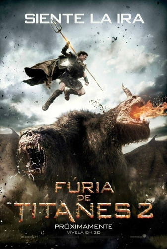 Poster Original Cine Furia De Titanes 2