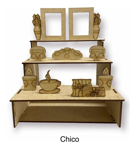 Altar Mini Paquete De 8 Pzas Mdf 3mm