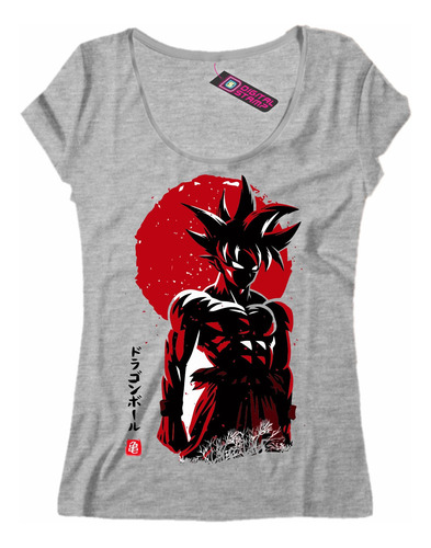 Remera Mujer Goku Enojado Bola De Dragon Ball Z Db13 Dtg