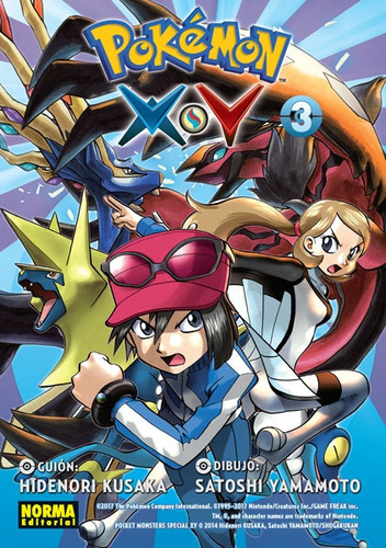 Manga Pokemon X-y 3 - Hidenori Kasuka