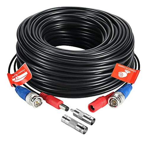 Zosi 100 Pies 30m Video Power Bnc Rca Cable Cables Para Cáma