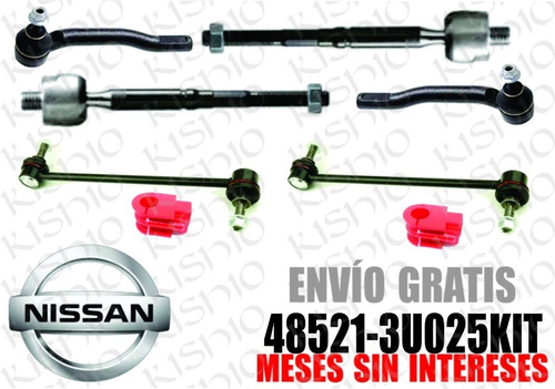 Biletas Terminales Gomas Estabilizdores Nissan Versa 07-10